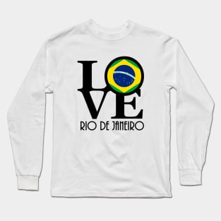 LOVE rio De Janeiro Brazil Long Sleeve T-Shirt